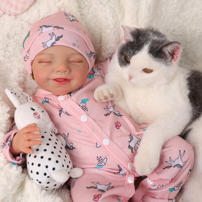 Babeside Olivia 20" Realistic Reborn Baby Dolls Infant Adorable Baby Smiling