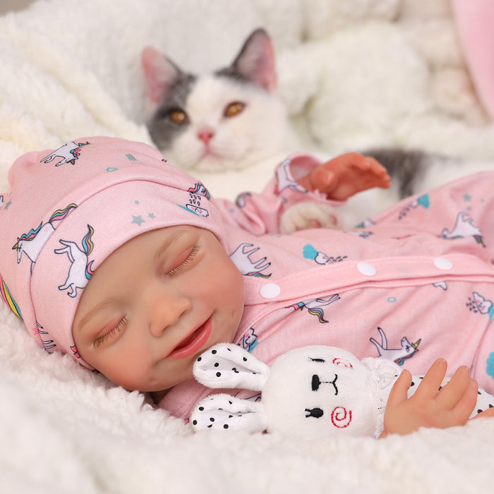 Babeside Olivia 20" Realistic Reborn Baby Dolls Infant Adorable Baby Smiling