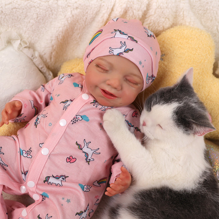 Babeside Olivia 20" Realistic Reborn Baby Dolls Infant Adorable Baby Smiling