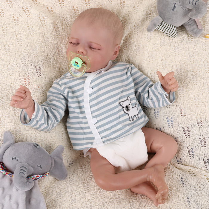 Babeside Realistic 17" Newborn Baby Girl Twinnie