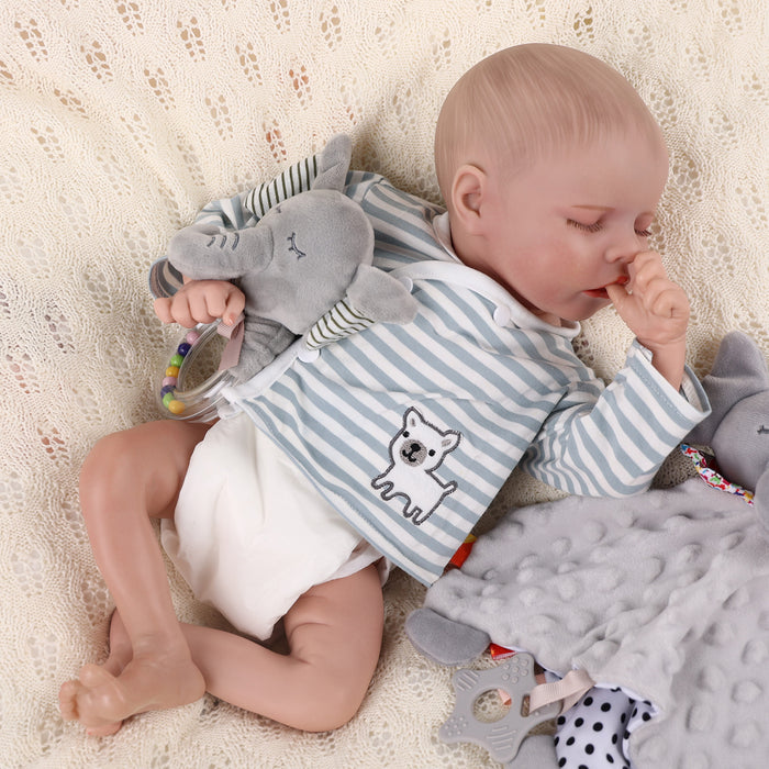Babeside Realistic 17" Newborn Baby Girl Twinnie