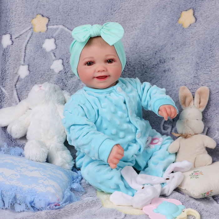 Babeside Sunny 17'' Reborn Baby Doll Girl Soft And Lovely Mint Sweetheart