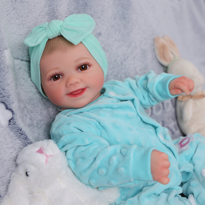 Babeside Sunny 17'' Reborn Baby Doll Girl Soft And Lovely Mint Sweetheart
