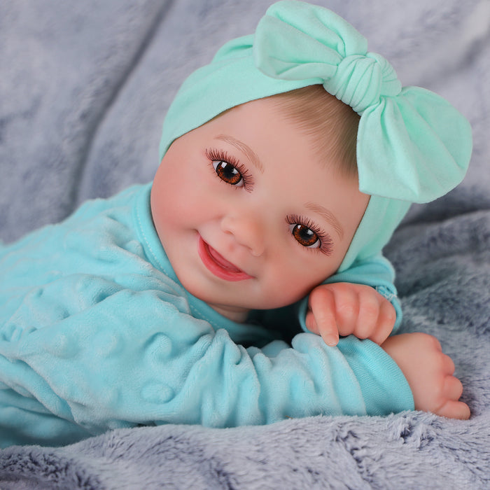 Babeside Sunny 17'' Reborn Baby Doll Girl Soft And Lovely Mint Sweetheart
