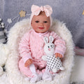 Babeside Sunny & Mia 17" Realistic Reborn Baby Dolls Girl Smiling Twins Adorable