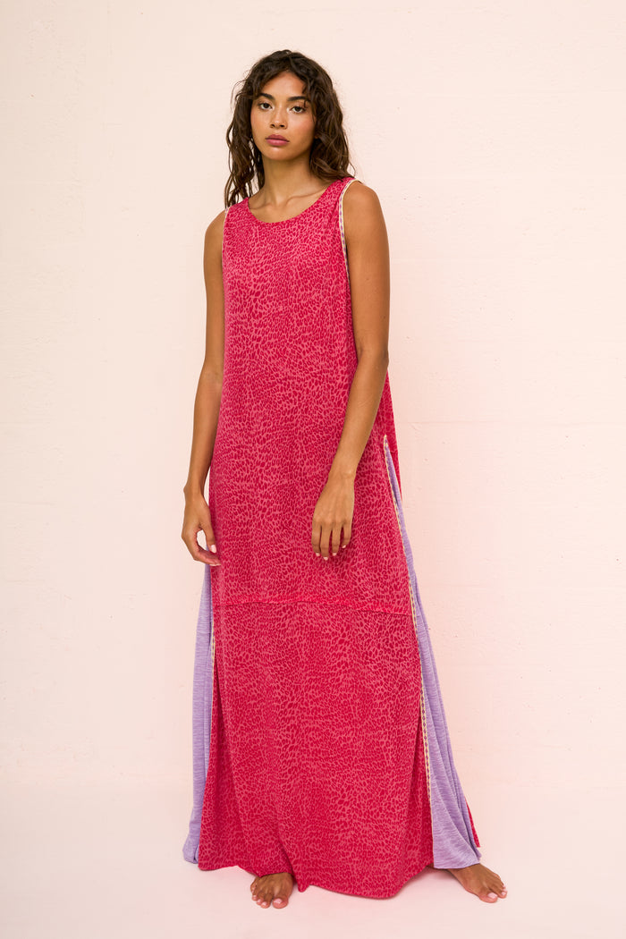 Back Cowl Neck Maxi Dress