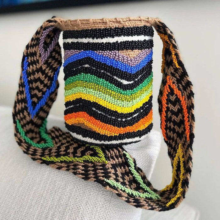 Beaded Bucket Bag