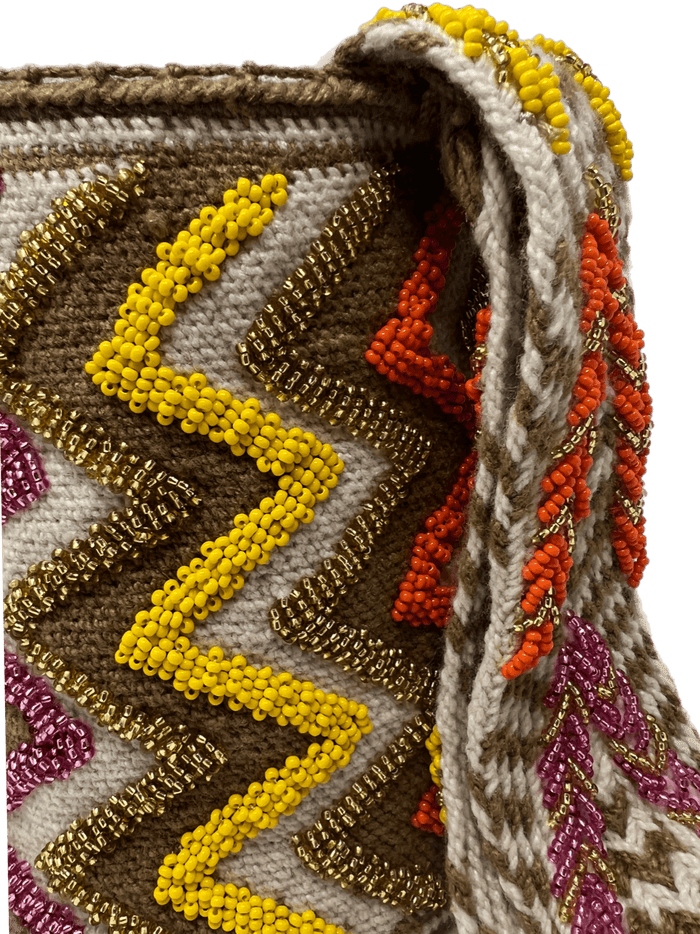 Beaded Bucket Bag