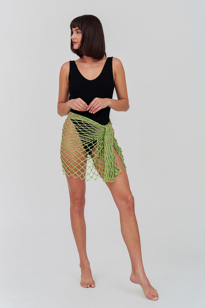 Beaded Crochet Sarong