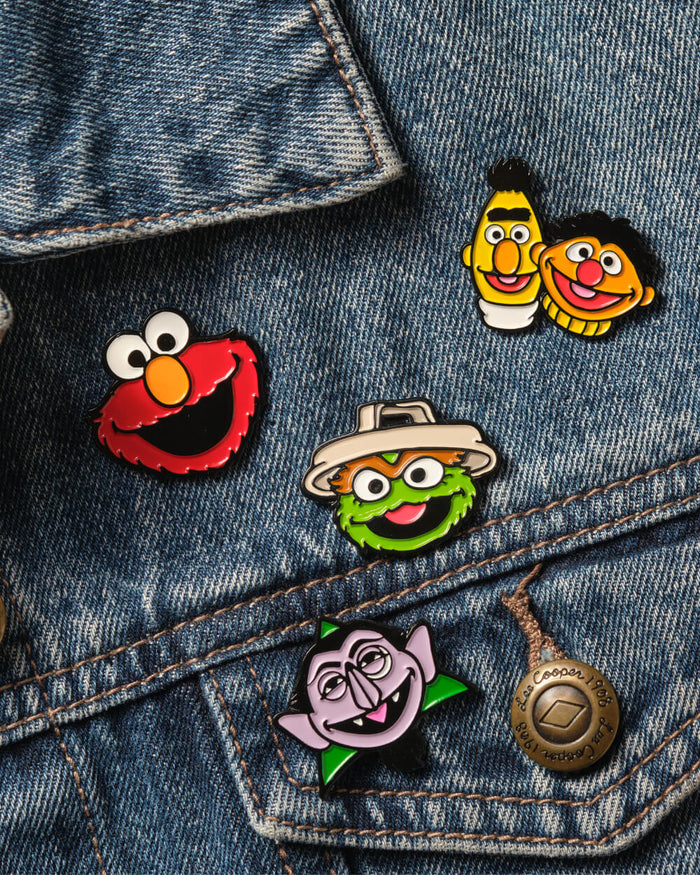 Bert & Ernie Enamel Pin Australia Online