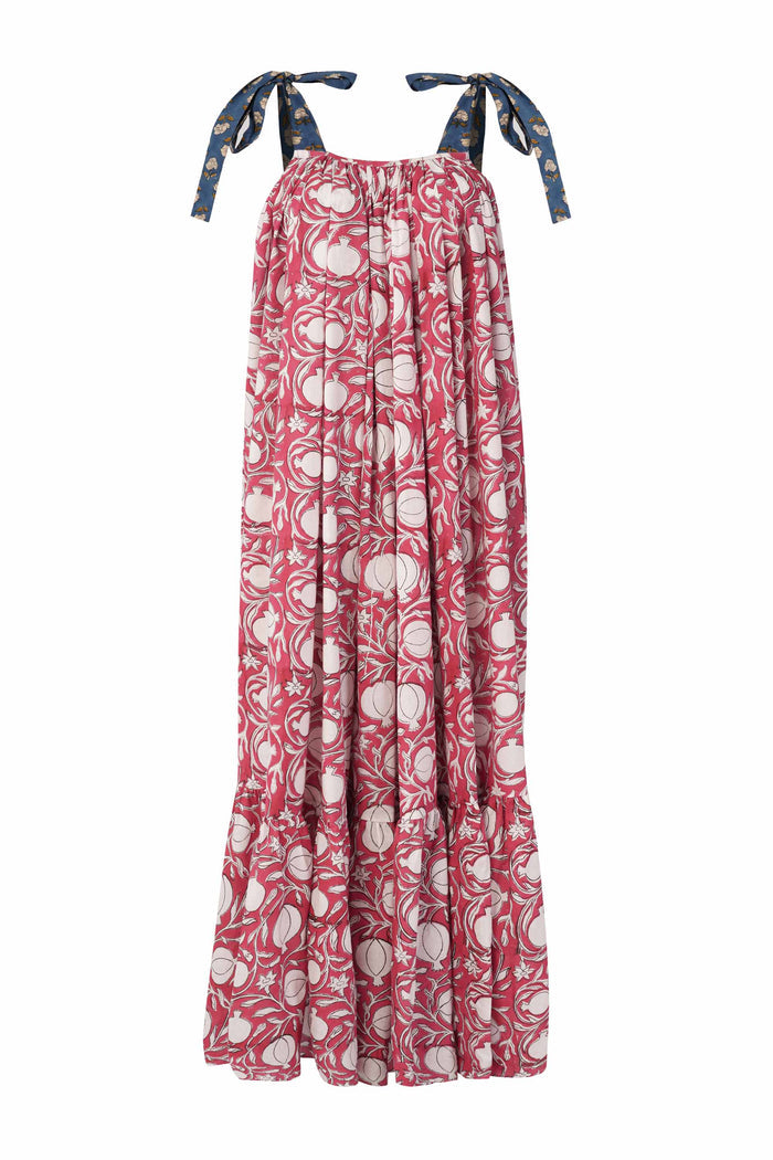 Block Print Low Back Dress