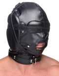 Bondage Hood with Breathable Ball Gag