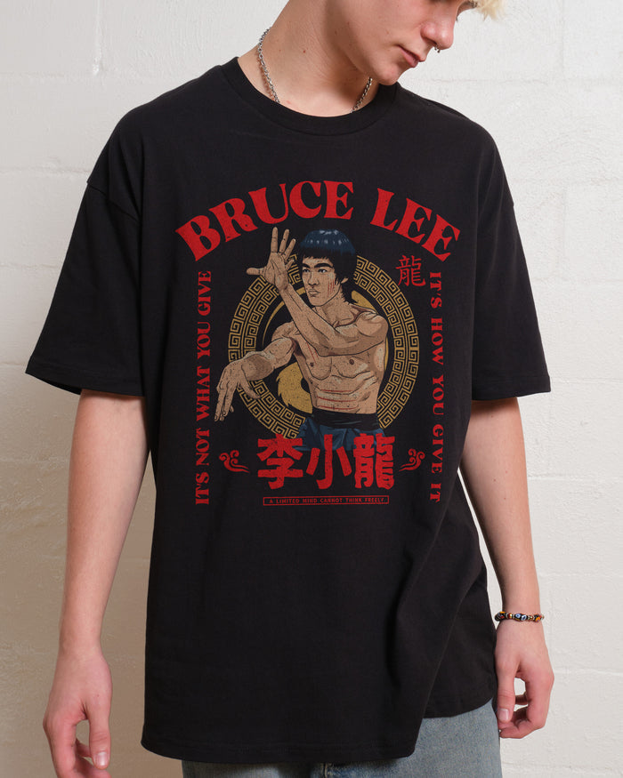 Bruce Lee It's Not What You Give T-Shirt Australia Online