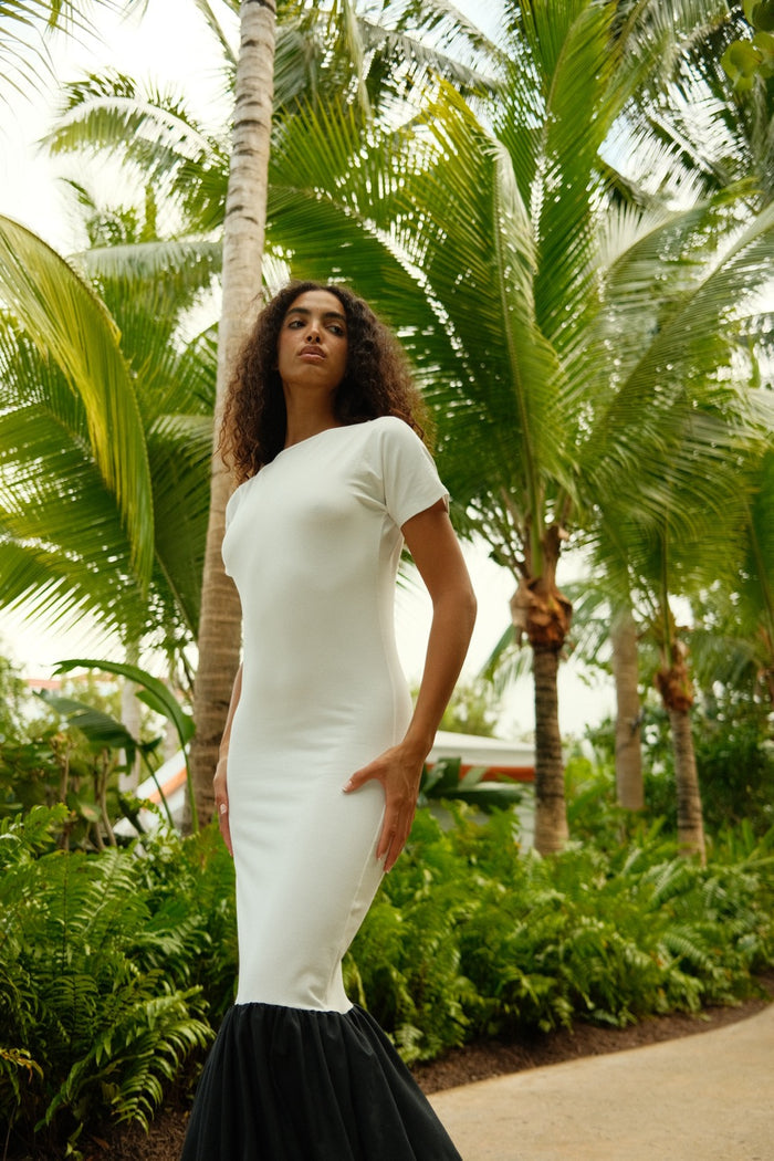 Bubble Hem T-shirt Dress