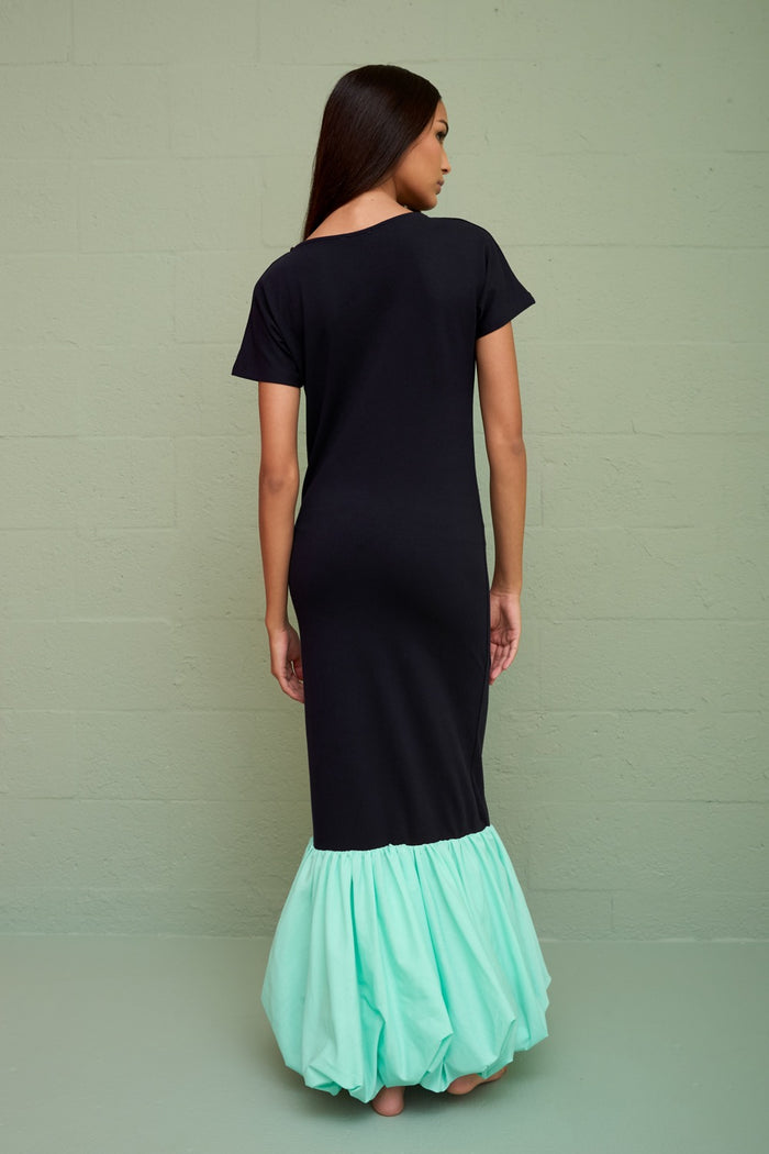Bubble Hem T-shirt Dress