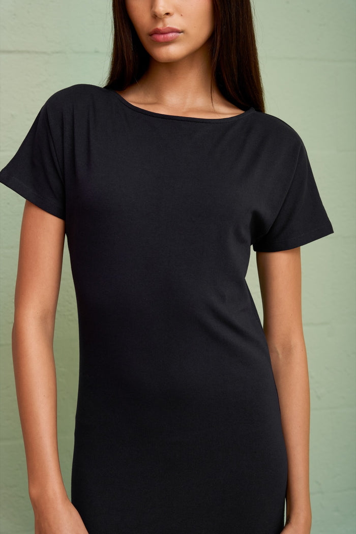 Bubble Hem T-shirt Dress