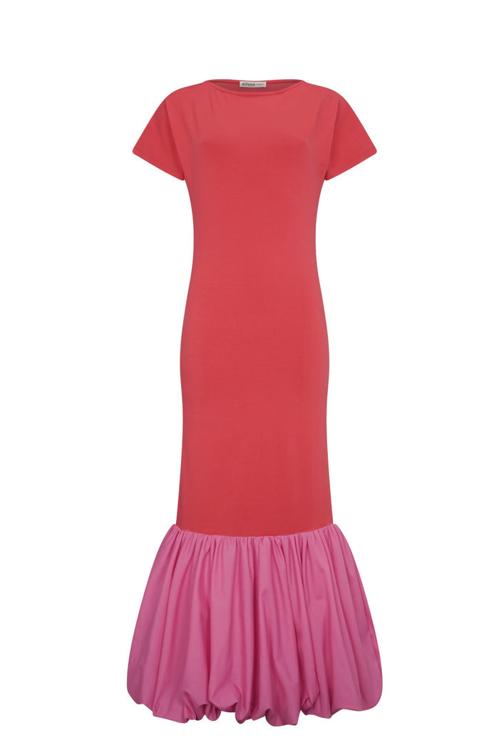 Bubble Hem T-shirt Dress