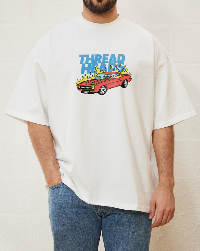 Burning My Feelings Oversized Tee Australia Online
