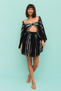 Butterfly Sleeve Cutout Dress