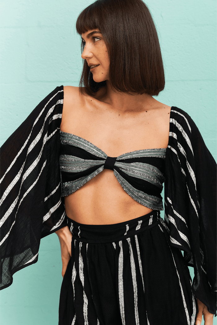 Butterfly Sleeve Cutout Dress
