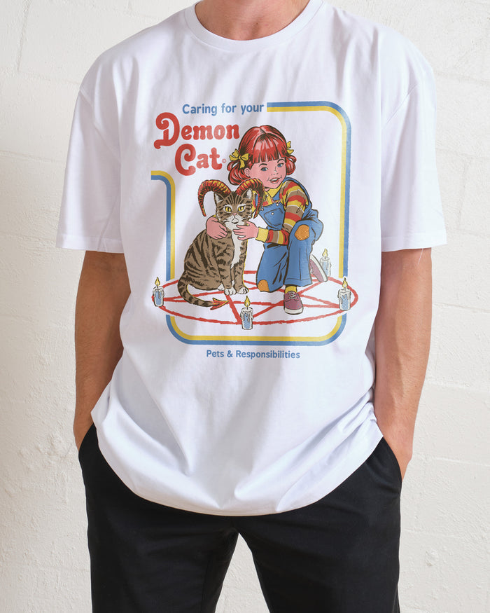 Caring for Your Demon Cat T-Shirt Australia Online