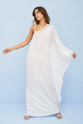 Chain One Shoulder Maxi Dress