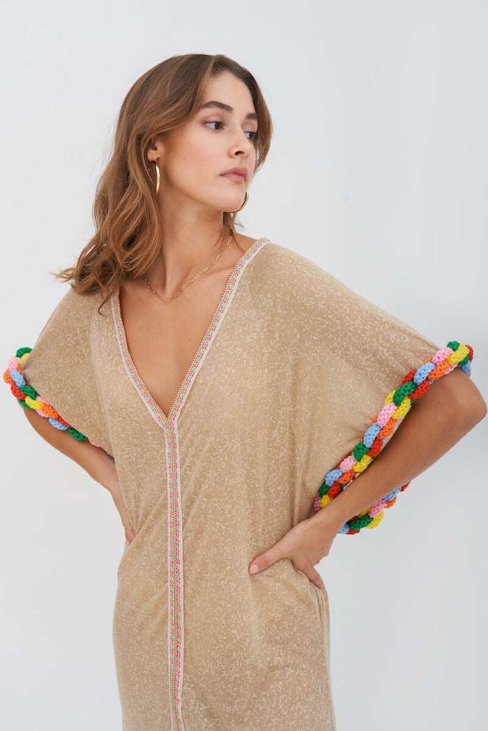 Chain Sleeve Abaya