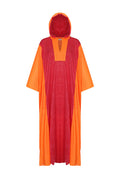Colorblock Hooded Kaftan