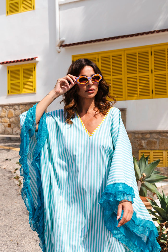 Colorblock Ruffle Sevillana