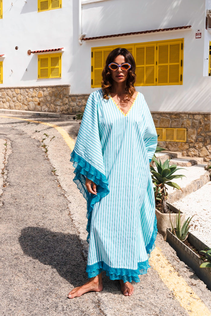 Colorblock Ruffle Sevillana