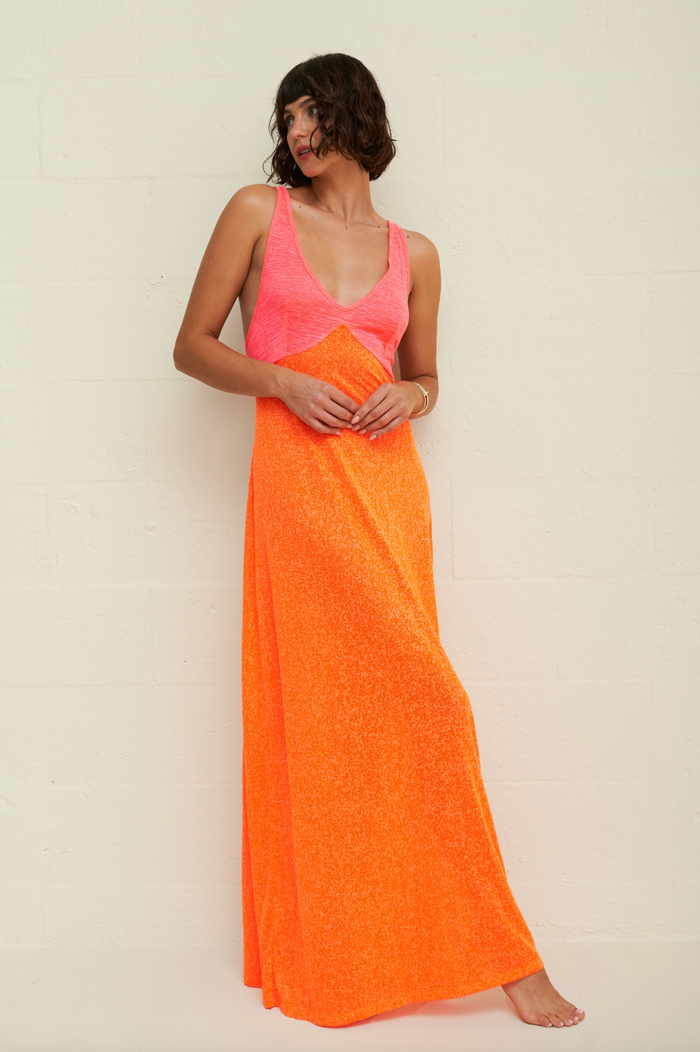 Colorblock Siren Dress