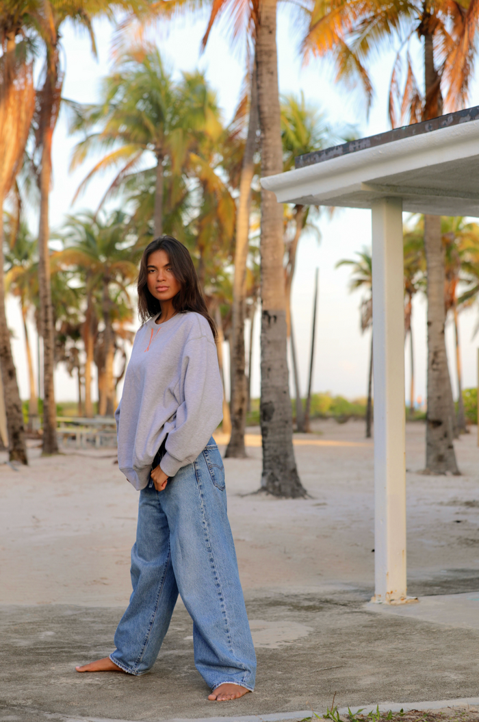 Contrast Stitch Sweater
