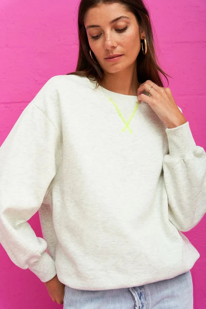 Contrast Stitch Sweater