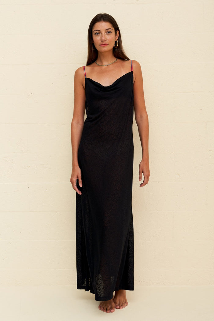 Cowl Neck Slip Dress