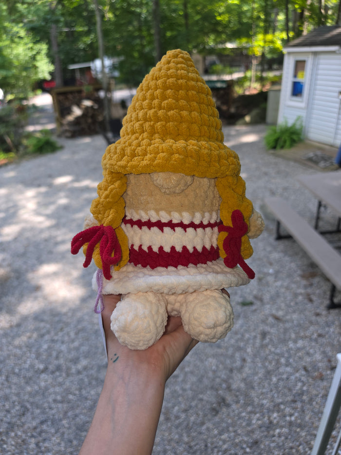 Creepy doll gnome plushie