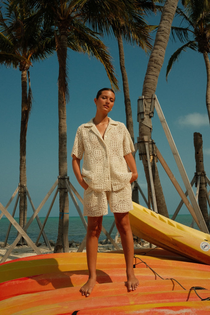 Crochet Beach Shorts