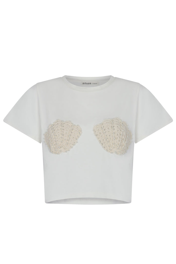 Crochet Motif T-Shirt