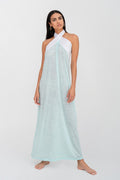 Crossover Halter Dress