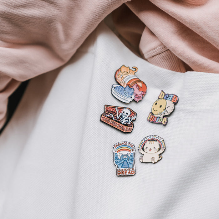 Dead Inside Enamel Pin Australia Online