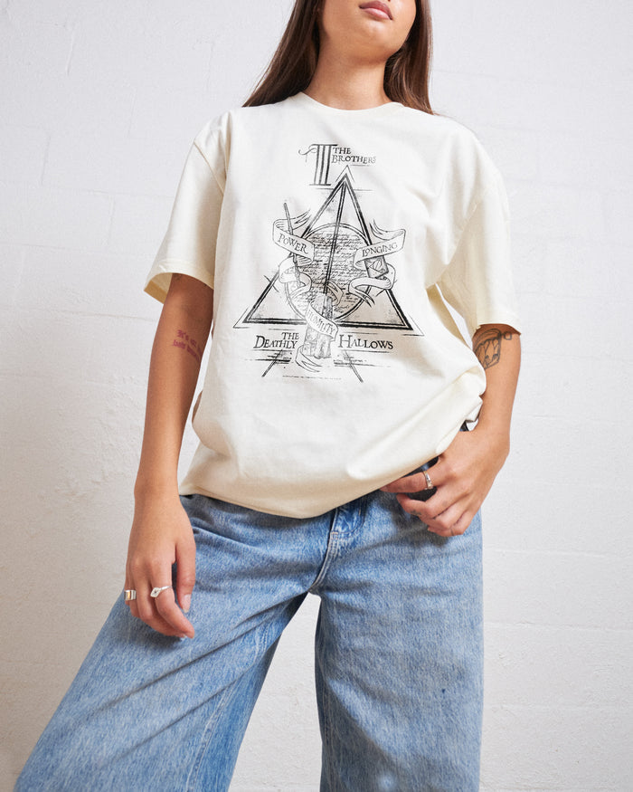 Deathly Hallows Logo Alt T-Shirt Australia Online