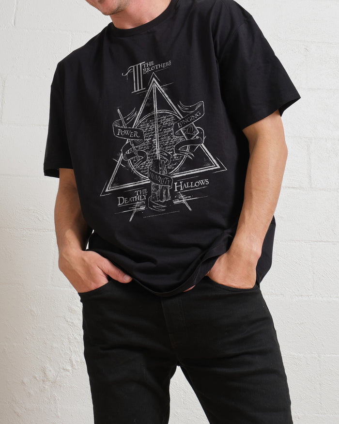 Deathly Hallows Logo Alt T-Shirt Australia Online