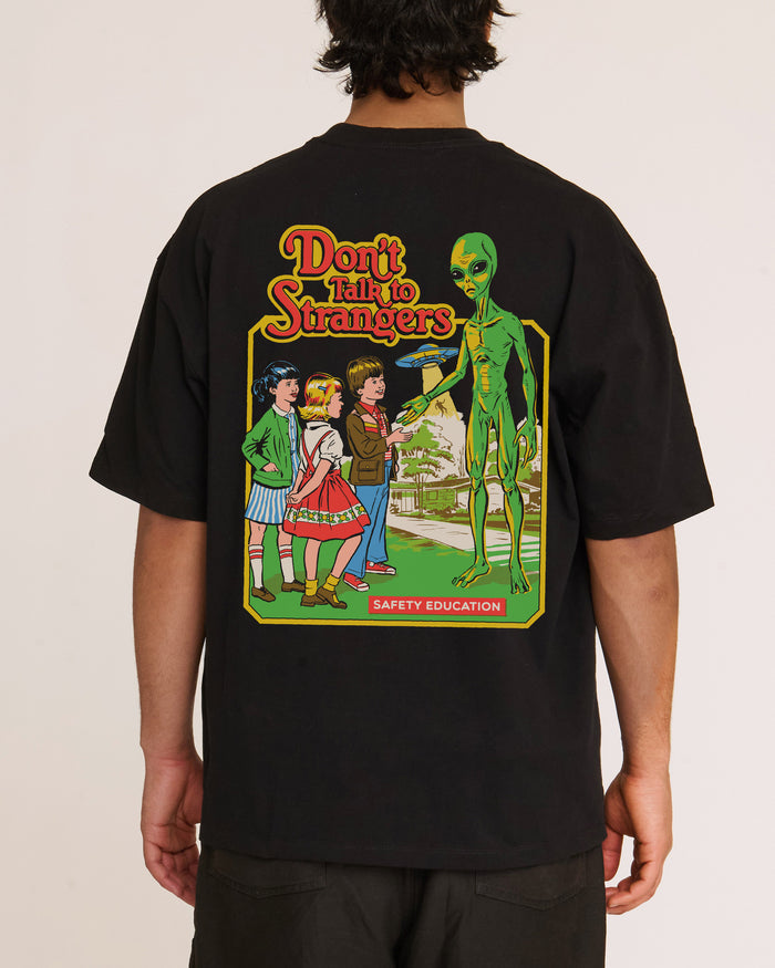 Don't Talk to Strangers Front and Back T-Shirt