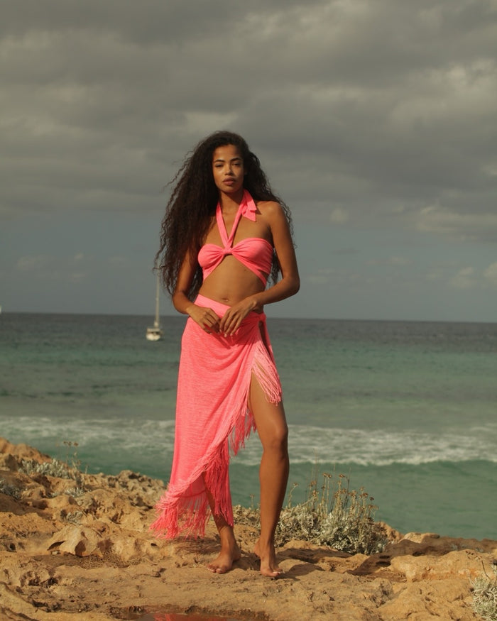 Double Tie Bandeau Top