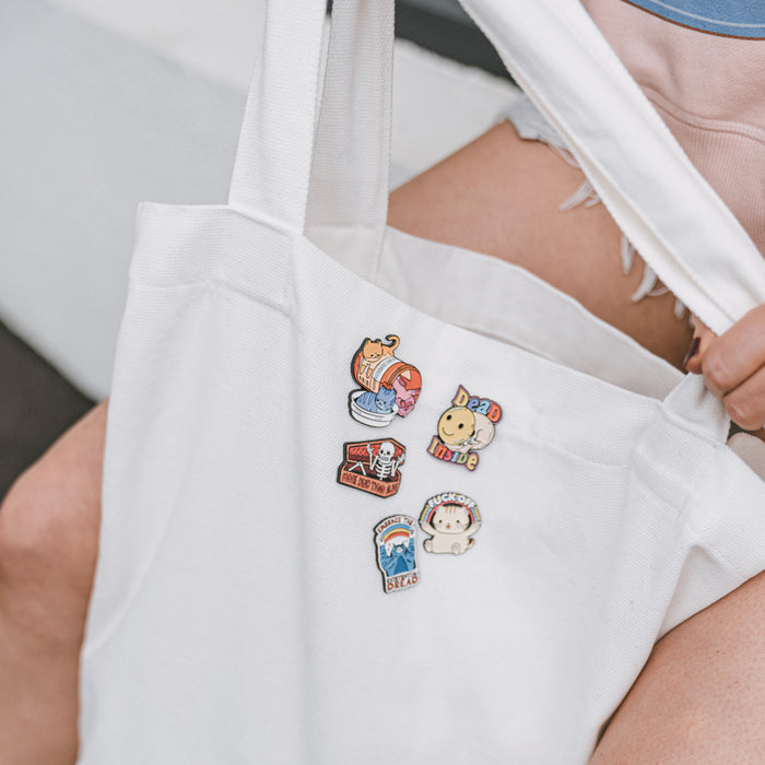 Embrace The Existential Dread Enamel Pin Australia Online