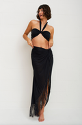 Fringed Sarong Skirt