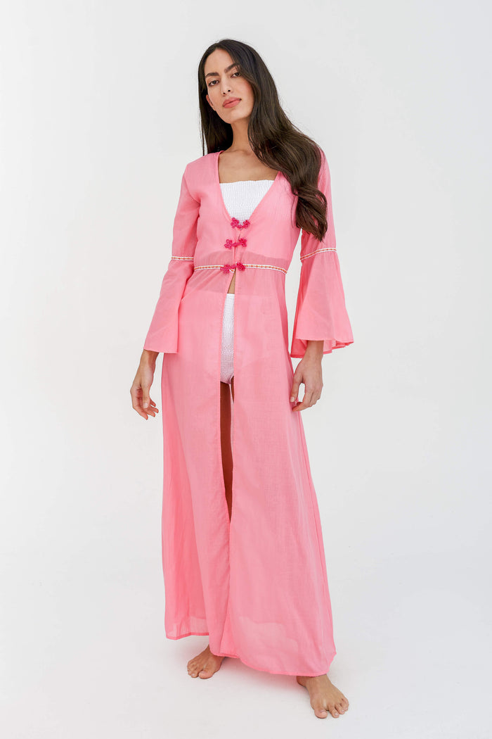 Frog Closure Kimono