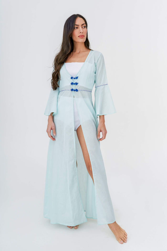 Frog Closure Kimono