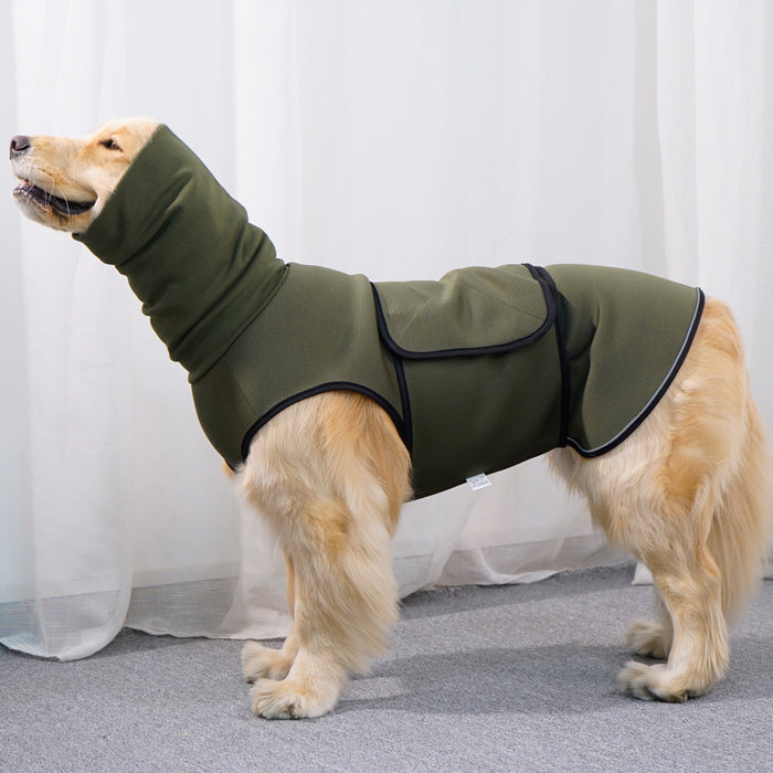 Hooded Dog Anxiety Calming Vest for Thunderstorms