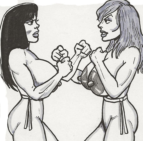 JMR-CS-006  FISTFIGHT AT FRENCHIE'S CORRAL  Cartoon Story