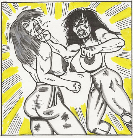 JMR-CS-006  FISTFIGHT AT FRENCHIE'S CORRAL  Cartoon Story